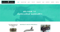 Desktop Screenshot of darkhorsesaddlery.com